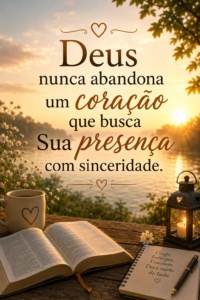 deus nunca abandona
