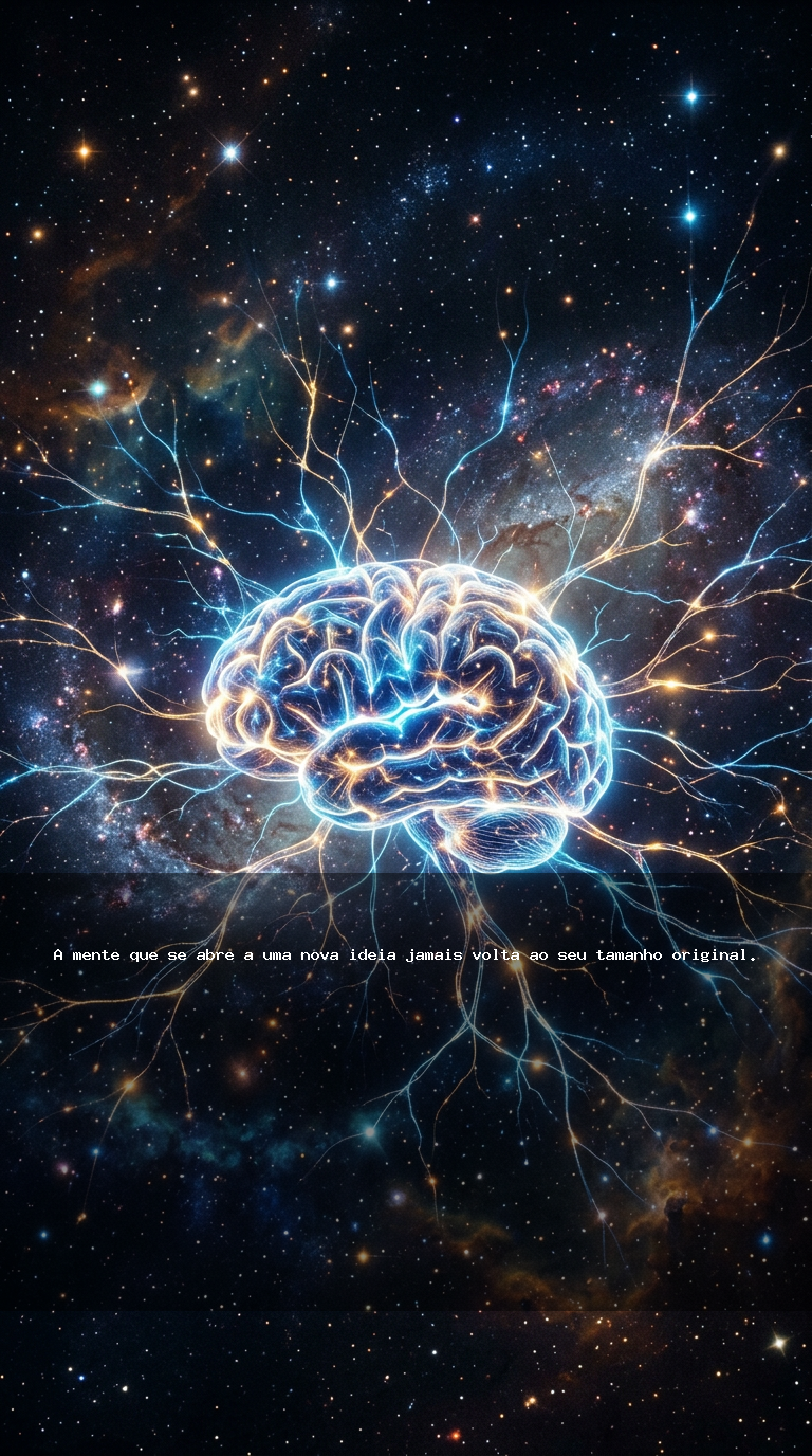 Mente se expandindo com novas ideias — Frases de Reflexão Profunda