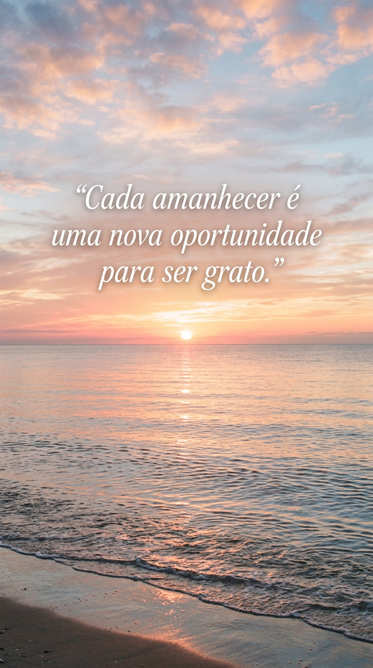 Amanhecer gratidão, nova oportunidade, recomeço, esperança, paz, natureza, sol, paisagem inspiradora.