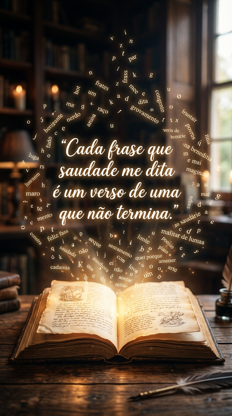 Frases que saudade inspiram, reflexão sobre histórias e memórias, frase de saudades poética e profunda.