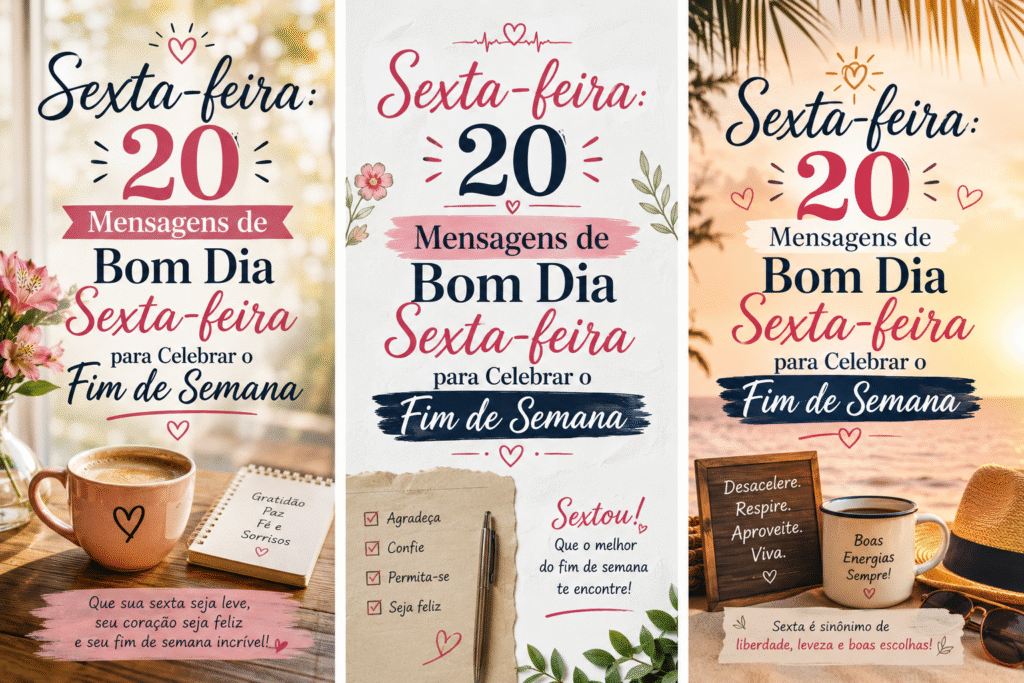 mensagens de bom dia para sexta feira