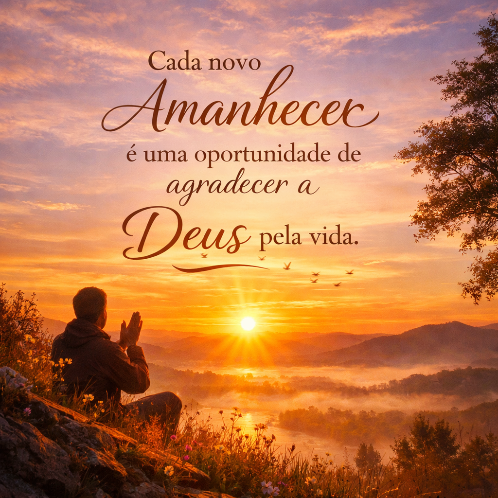 gratidão, deus é fiel